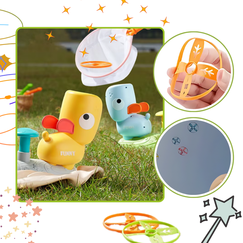 Portable Easy Lunch Flying Disk Toy