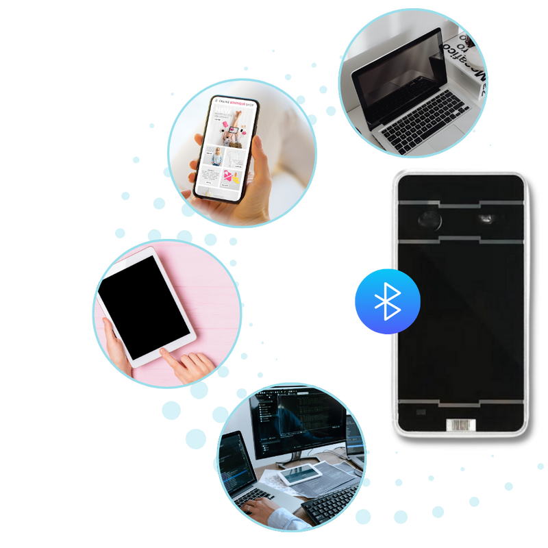 Portable holographic keyboard