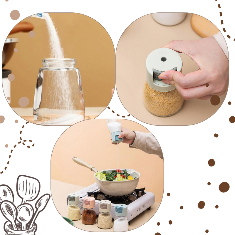 Precise Control Salt and Pepper Shakers