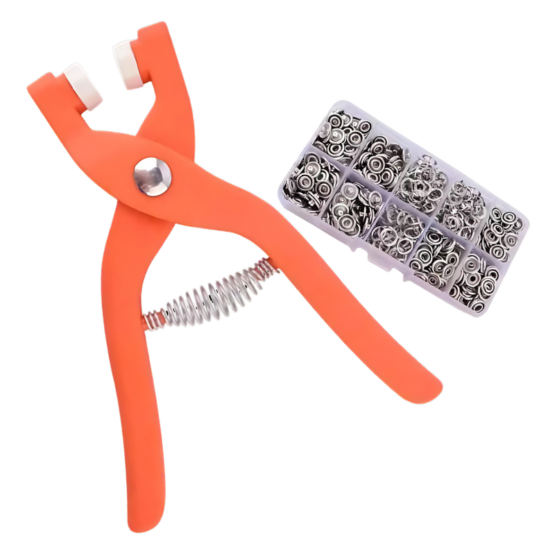 Quick Assembly Snap Button Press