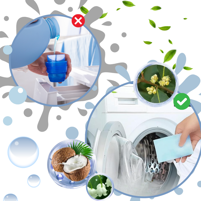 Quick Dissolve Eco Laundry Sheets