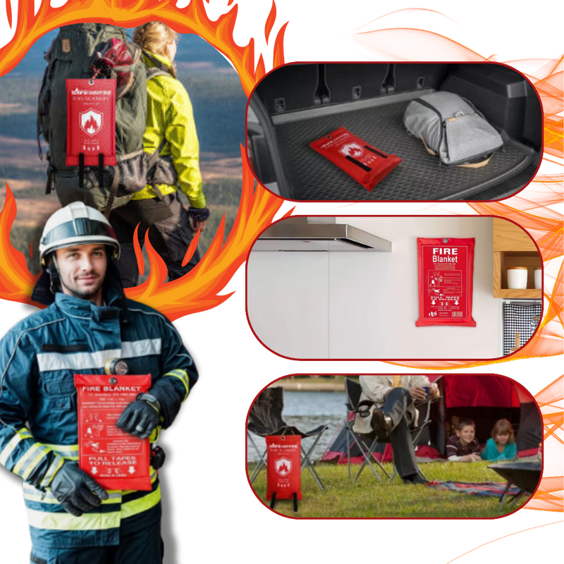 Quick Extinguishing Emergency Fire Blankets