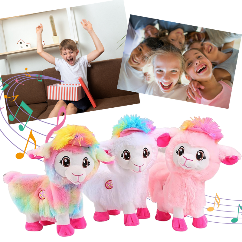 Rainbow Dancing Llama Musical Shakin Toy