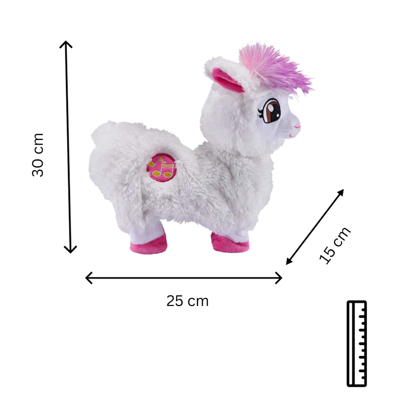 Rainbow Dancing Llama Musical Shakin Toy