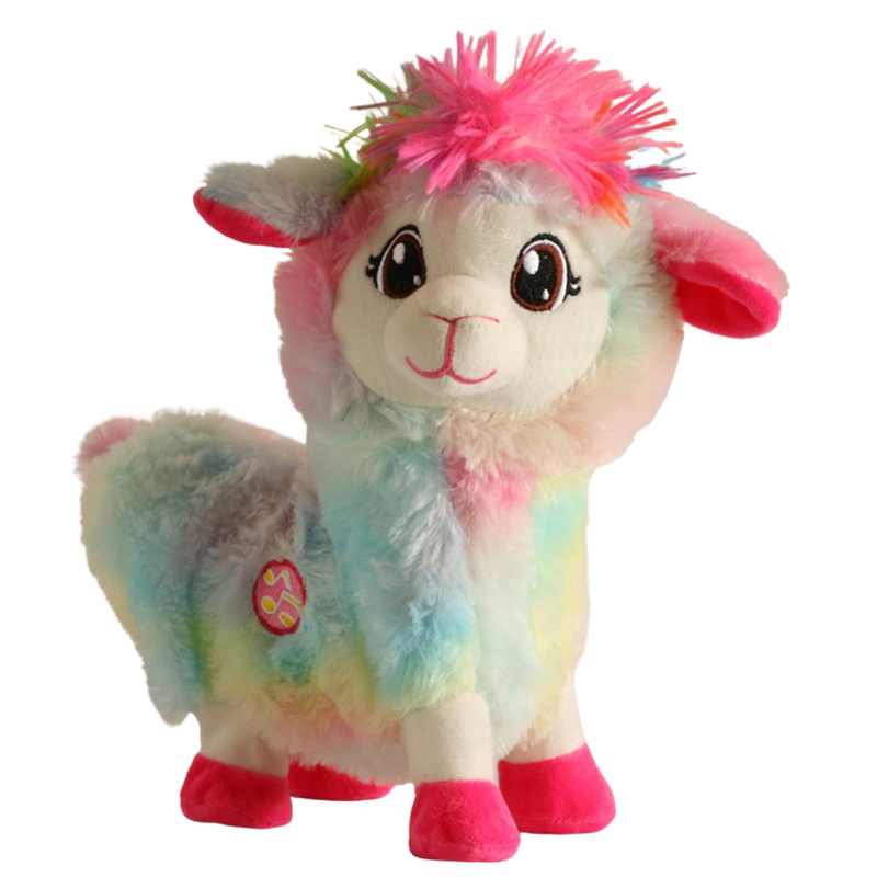 Rainbow Dancing Llama Musical Shakin Toy