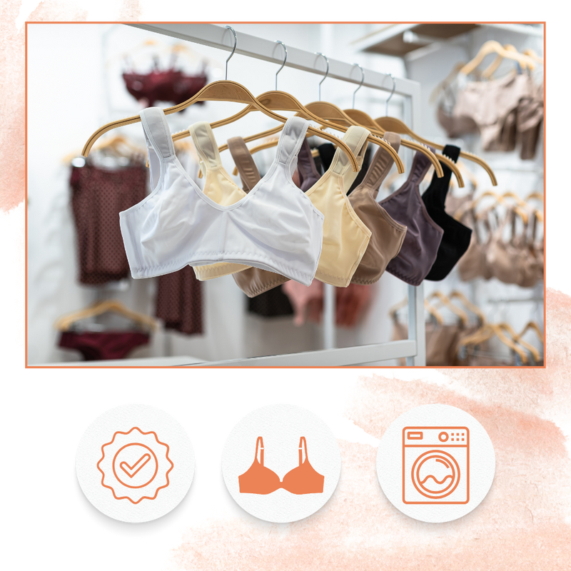 Secure Closure Bra Washing Bags