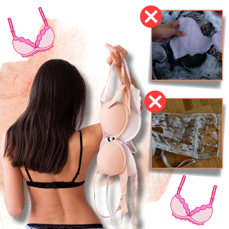 Secure Closure Bra Washing Bags