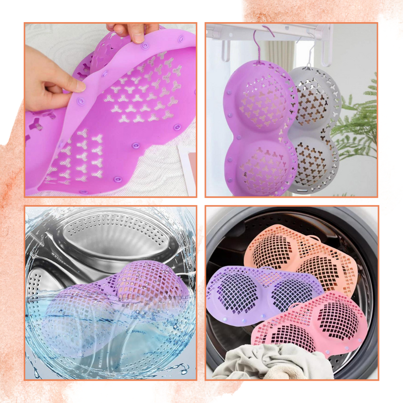 Secure Closure Bra Washing Bags