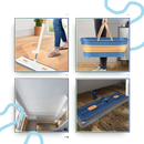 Self-wringing Flat Mop With Bucket