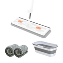 Self-wringing Flat Mop With Bucket