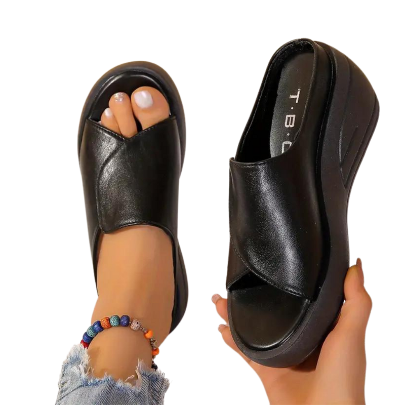 Shock Absorption Orthopedic Heeled Sandals
