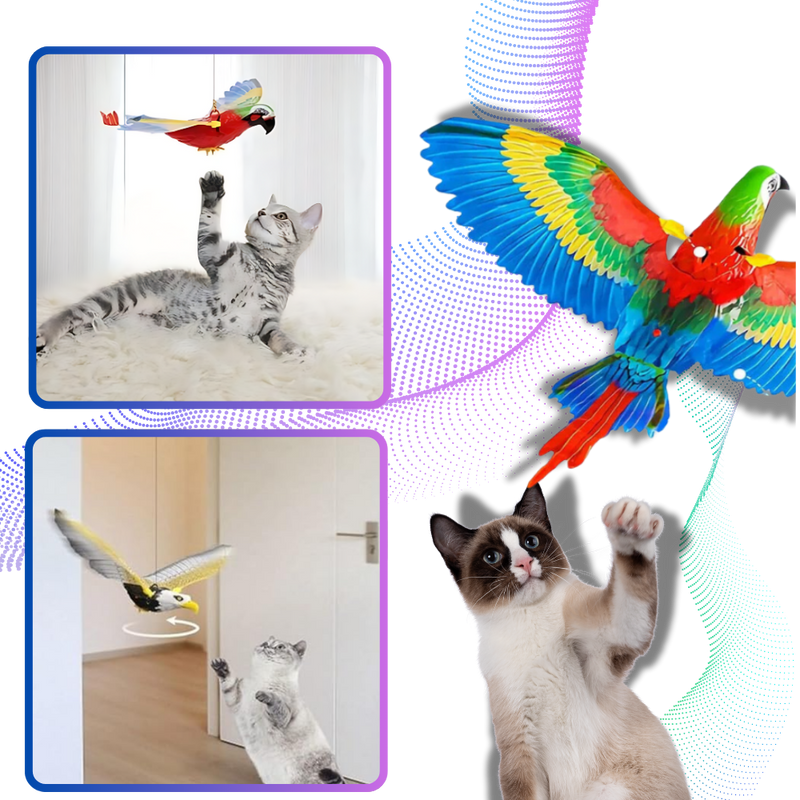Simulated Flying Bird Cat Toy