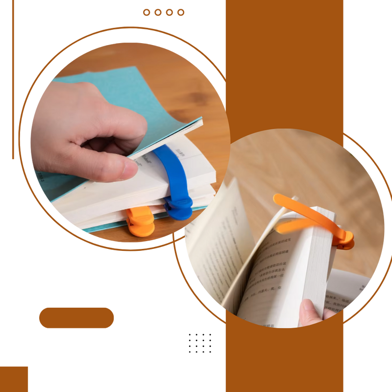 Smart Silicone Bookmarks