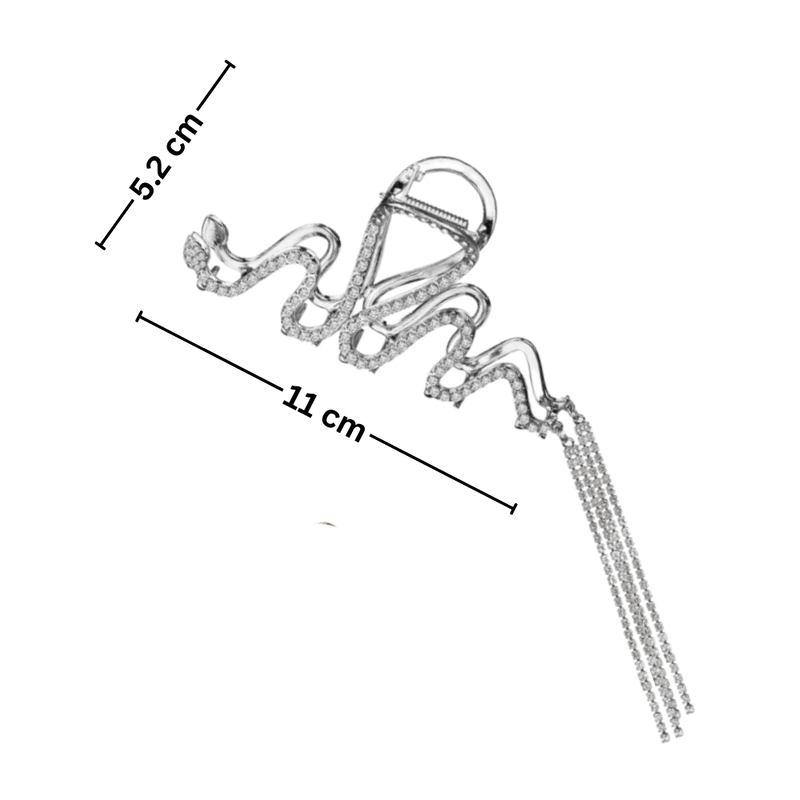 Snake Tassel Claw clip for hair