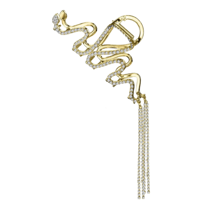 Snake Tassel Claw clip for hair