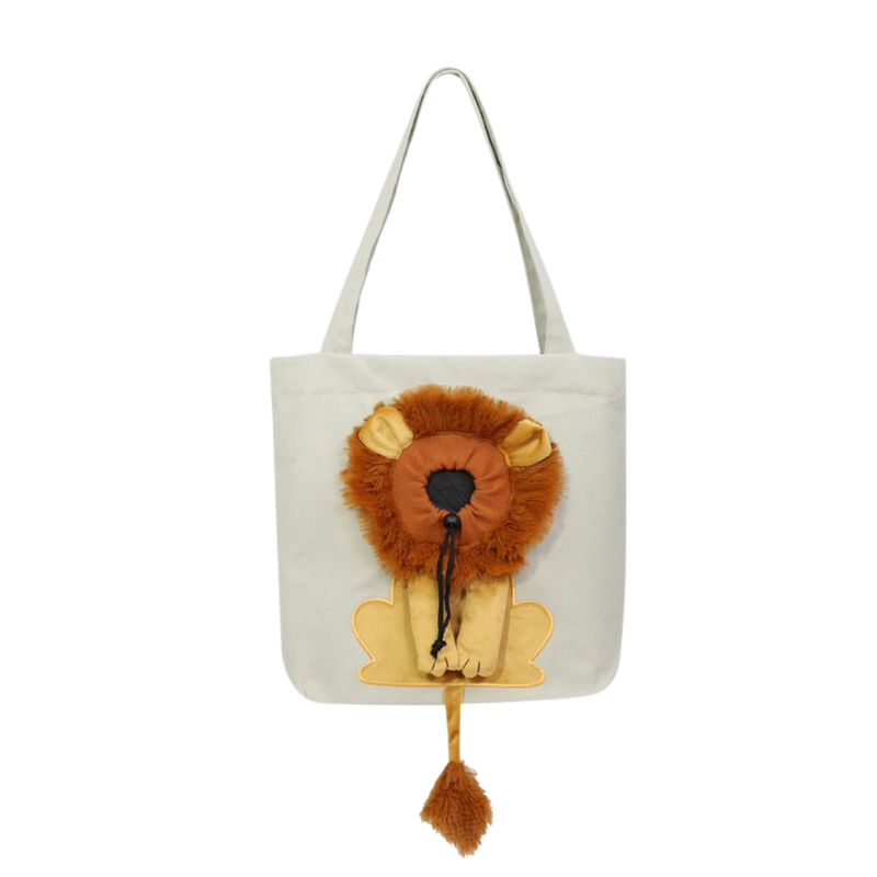 Soft & Breathable Lion Cat Bag