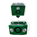 Solar Motion-Activated Animal Repellent