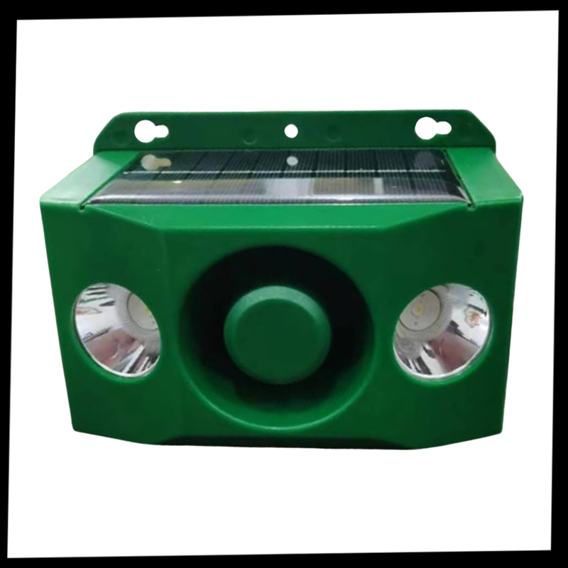 Solar Motion-Activated Animal Repellent