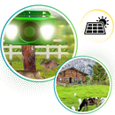 Solar Motion-Activated Animal Repellent