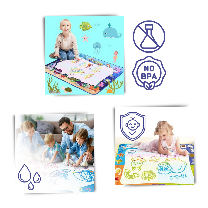 Stimulating Water Doodle Mat