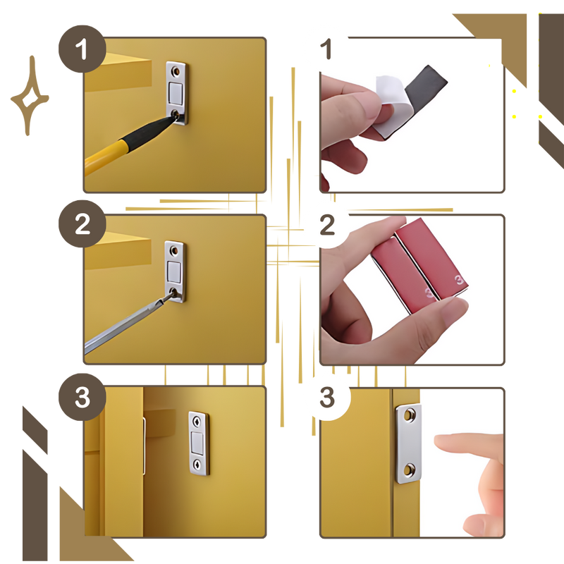 Strong Magnetic Cabinet Locks