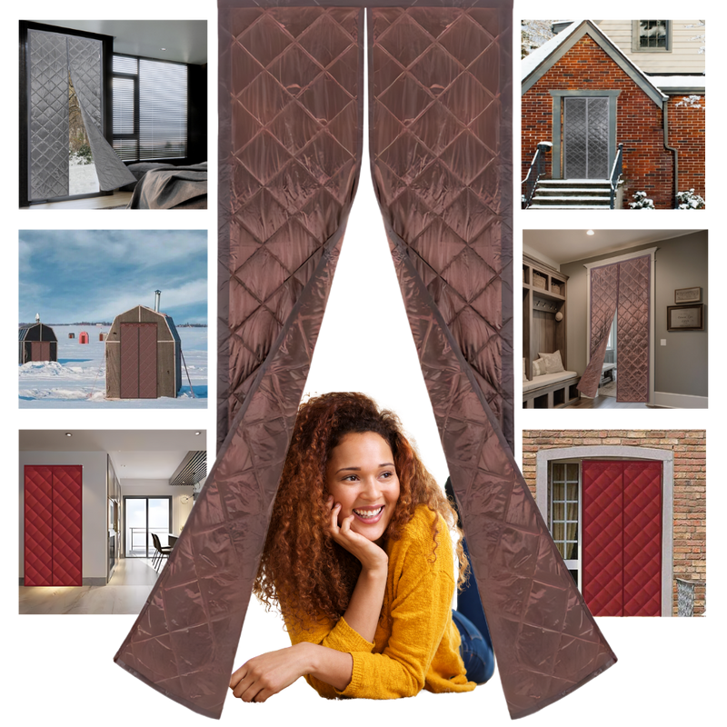 Stylish Thermal Efficient Door Curtain
