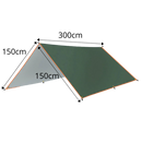 Waterproof Camping Tarp Set