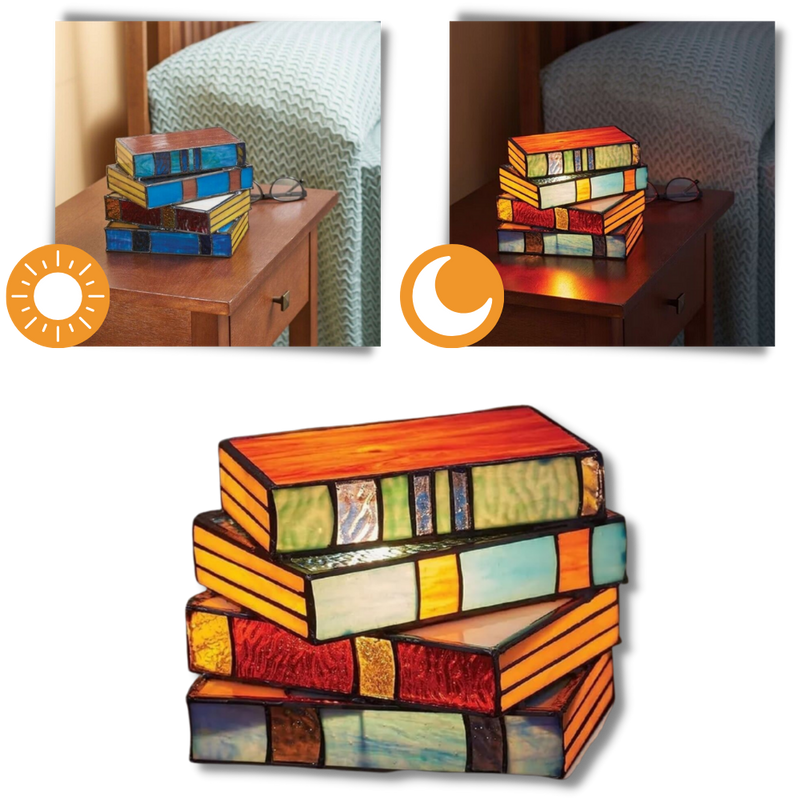 Timeless Stacked Books Lamp