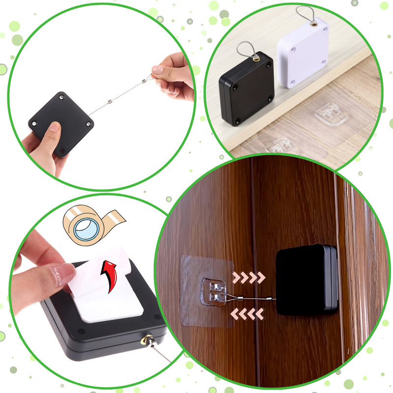 Punch-free Automatic Door Closer