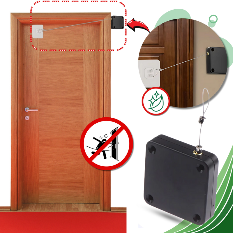 Punch-free Automatic Door Closer
