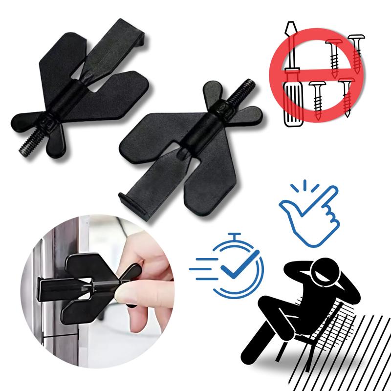 Universal No Drilling Travel Door Lock