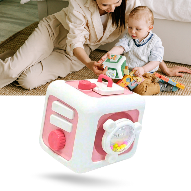 Vibrant 6 in 1 Busy Cube Sensory Toy