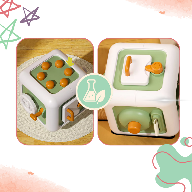 Vibrant 6 in 1 Busy Cube Sensory Toy