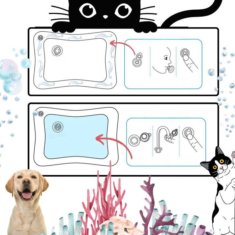 Vibrant Pet Water Mat