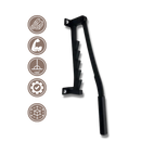 Wall-Mounted Firewood Kindling Splitter