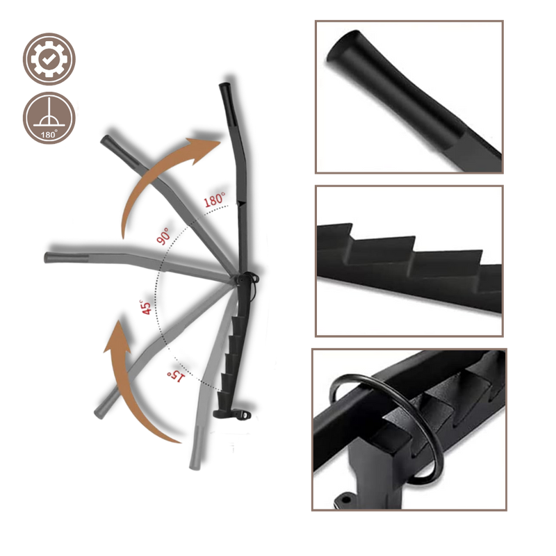 Wall-Mounted Firewood Kindling Splitter