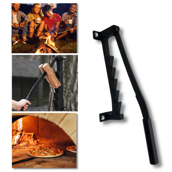 Wall-Mounted Firewood Kindling Splitter