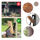 Wall-Mounted Firewood Kindling Splitter