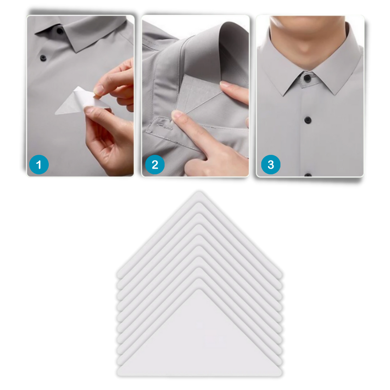 Wash Resistant Invisible Collar Sticker