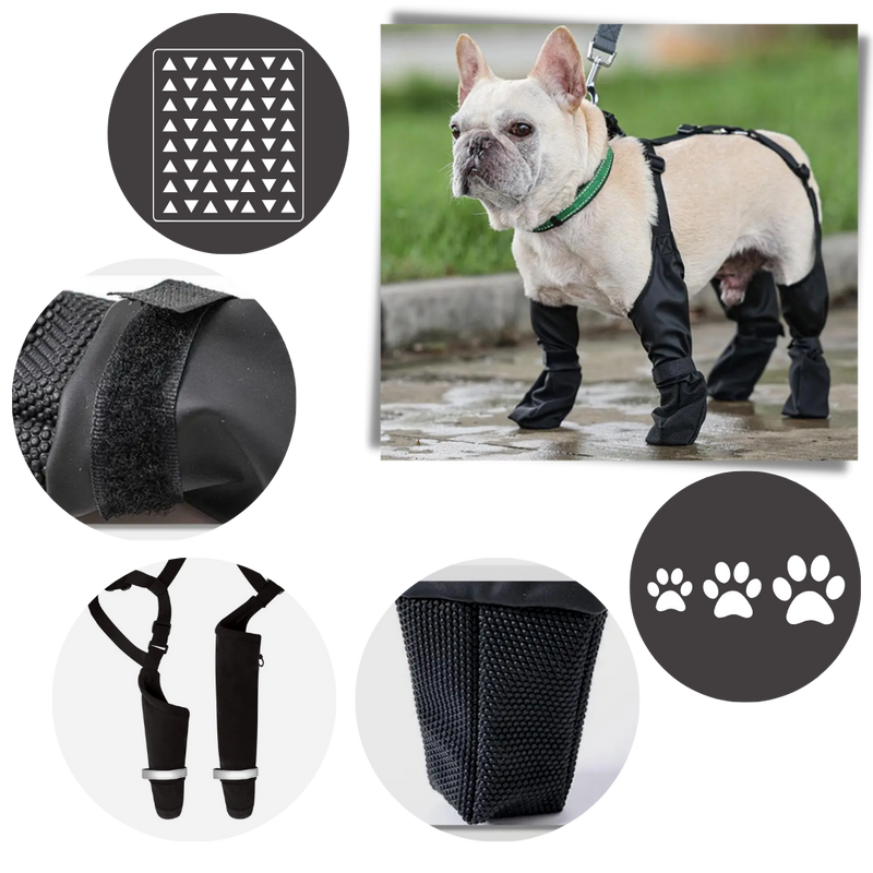 Waterproof Dog  Suspenders Boots