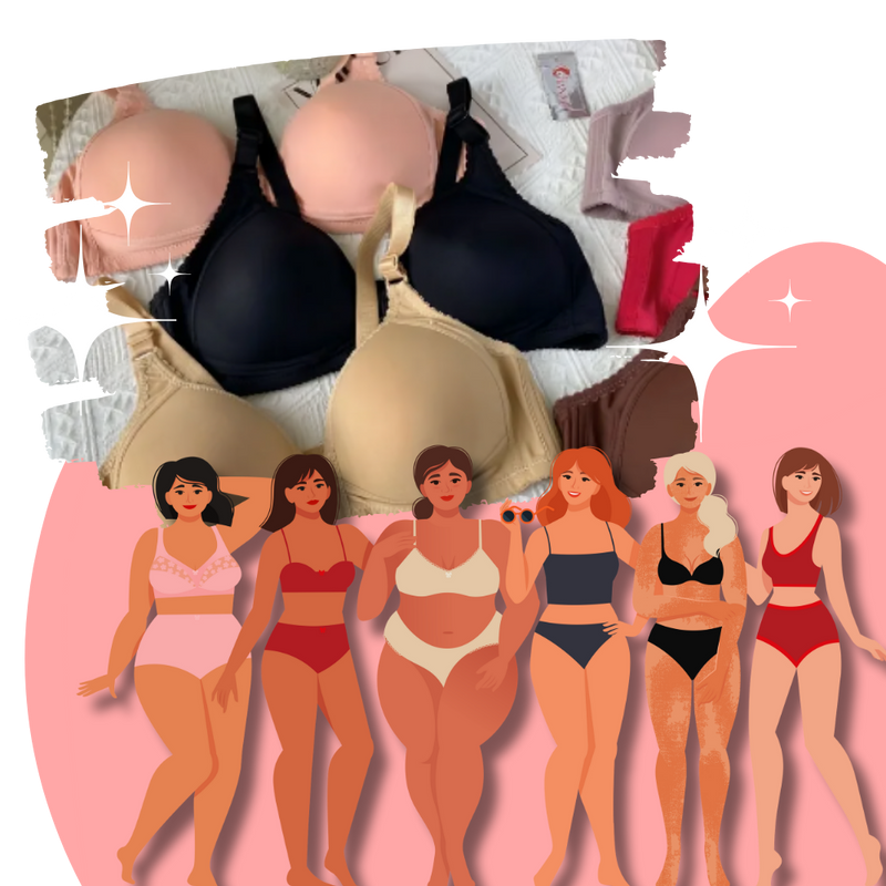 Wireless Plus Size Push Up Bra