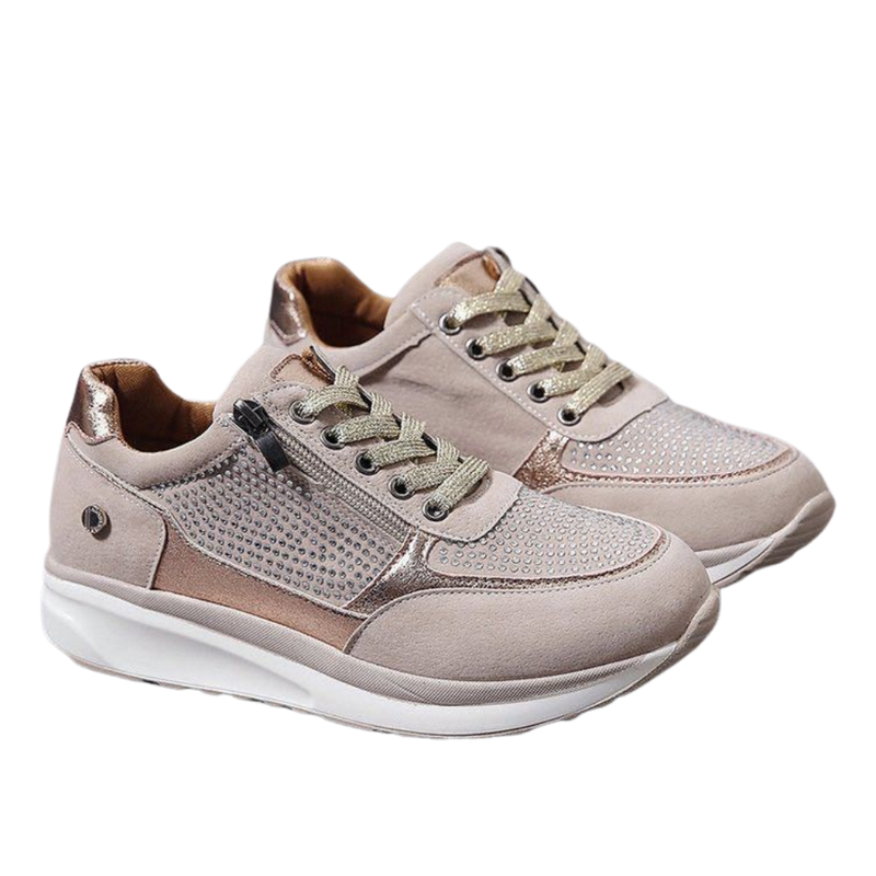 Rhinestone Wedge sneakers